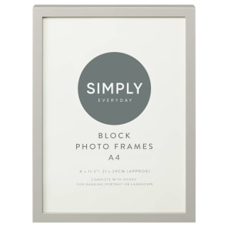  Simply Everyday A4 Block Frames 3pk - Grey