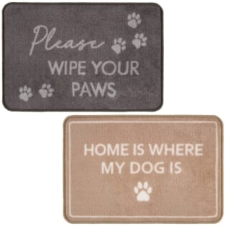 B&M Super Soft Pet Doormat - Grey